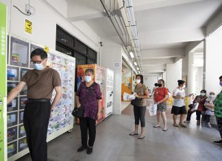 Tech and Data Maintain Privacy for Food Aid Beneficiaries Food Pantry 2.0 vending machines by The Food Bank Singapore