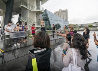Outing by the Bay Provides Reprieve for MINDS Beneficiaries Stuck at Home on Zoom DBS x MINDS tour the Marina Bay Sands