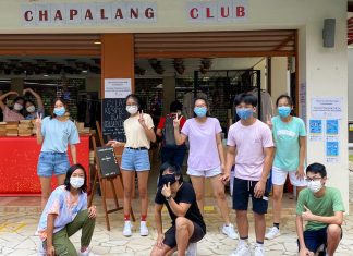 A Youth-led Endeavour: Cheng San Chapalang Club Youth from Cheng San Chapalang Club stand in front of the club at the Cheng San Community Club